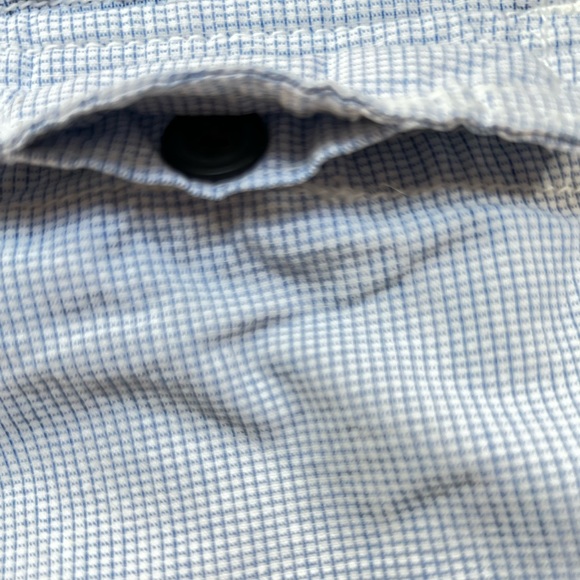 CHEROKEE SHORTS BOYS PLAID LIGHT BLUE AND WHITE - Picture 8 of 15